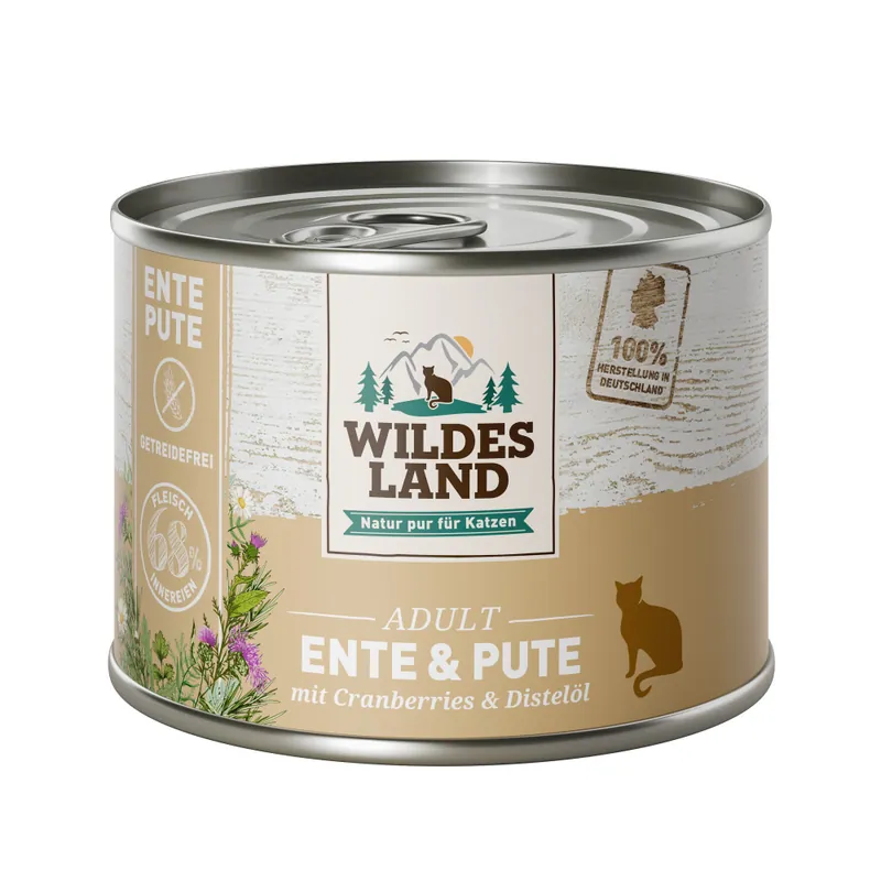 WILDES LAND Ente+Pute 200 g Billig
